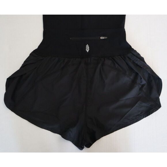 FP Movement OB1227782 Women's Sz XS Black Righteous Runsie One-Piece Romper - Picture 6 of 15